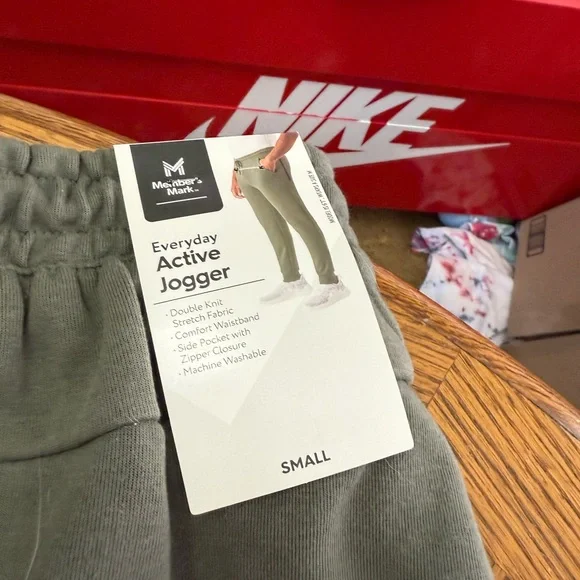 Lot of 4 New with Tags  Cozy Jogger Pants - Gray, Green, Brown - Picture 6 of 11